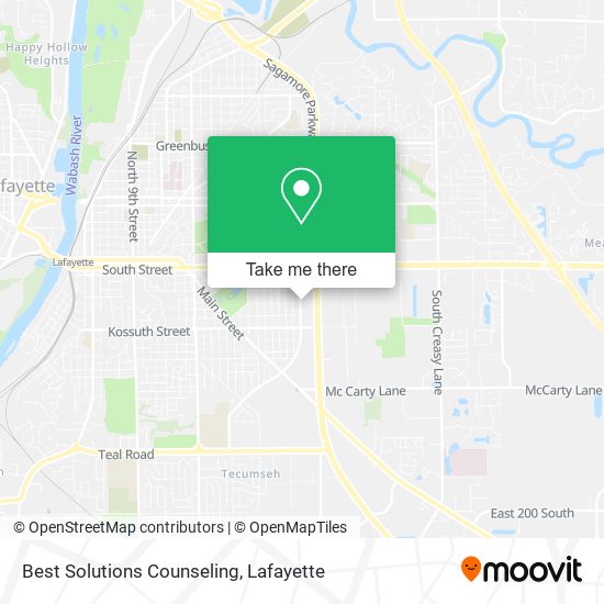 Best Solutions Counseling map