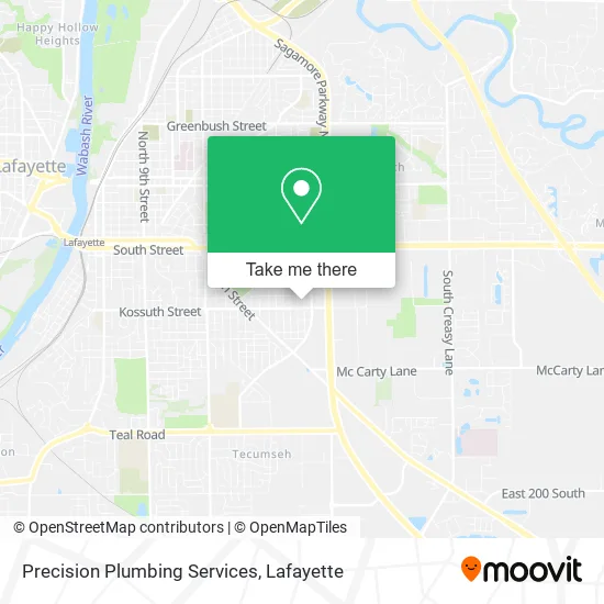 Precision Plumbing Services map