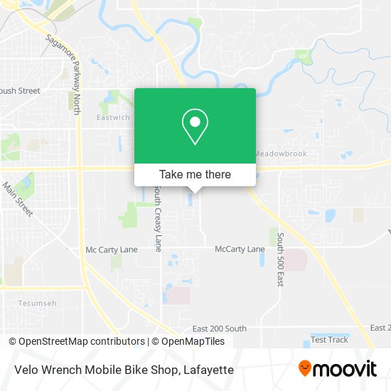 Velo Wrench Mobile Bike Shop map