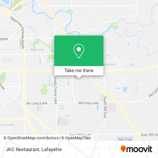 JKC Restaurant map