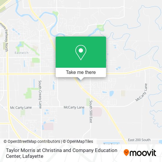 Taylor Morris at Christina and Company Education Center map