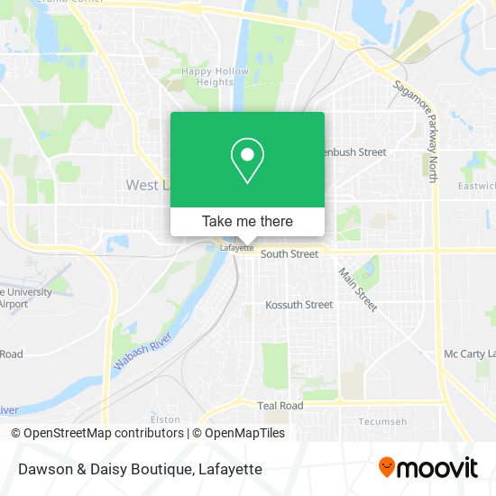 Mapa de Dawson & Daisy Boutique