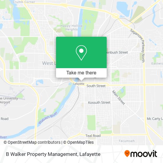 B Walker Property Management map