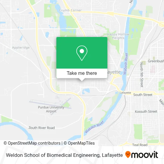 Weldon School of Biomedical Engineering map