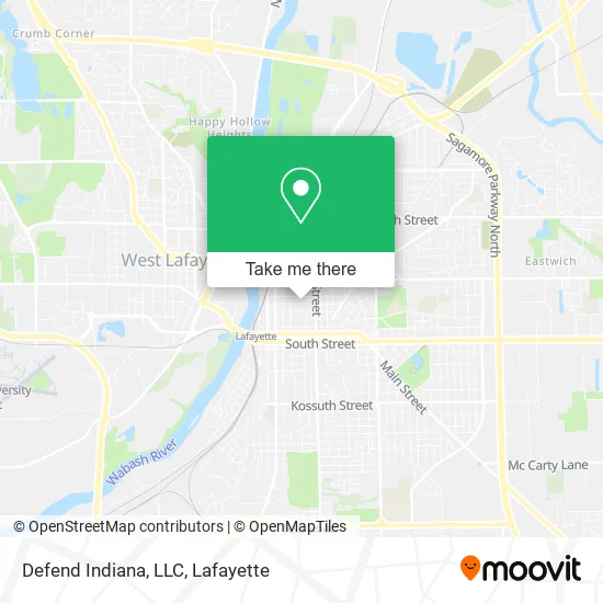 Mapa de Defend Indiana, LLC