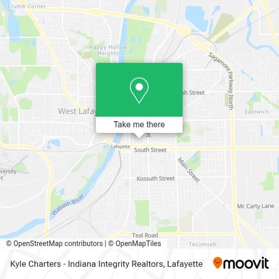 Kyle Charters - Indiana Integrity Realtors map