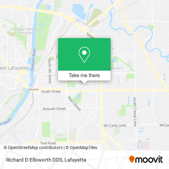 Richard D Ellsworth DDS map