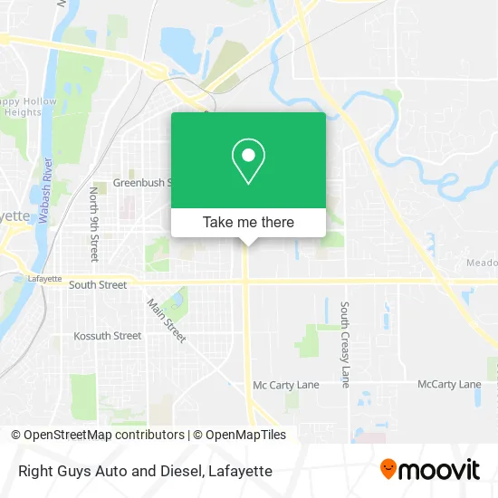 Right Guys Auto and Diesel map