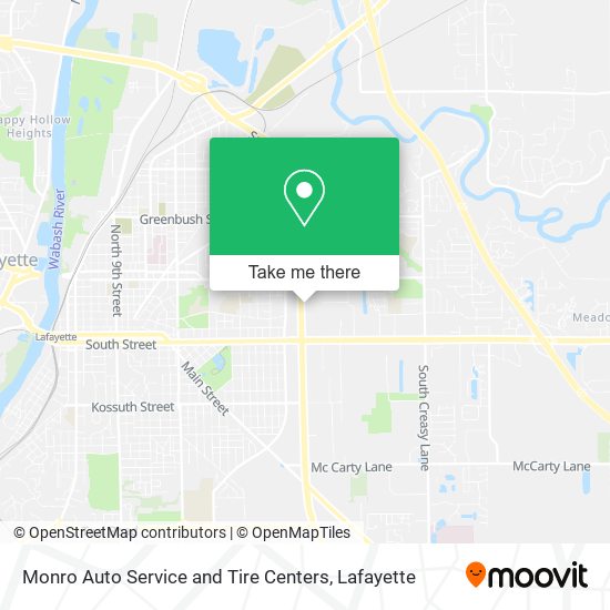 Mapa de Monro Auto Service and Tire Centers