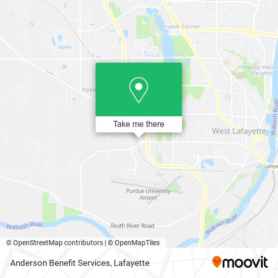 Anderson Benefit Services map