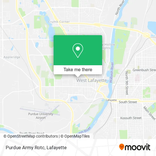 Purdue Army Rotc map