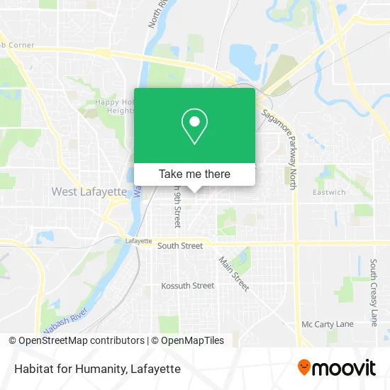 Habitat for Humanity map