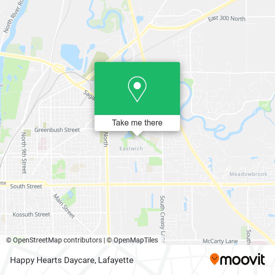 Mapa de Happy Hearts Daycare