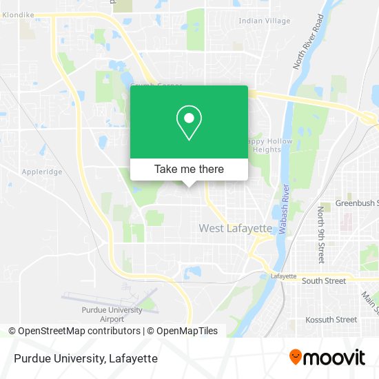 Purdue University map