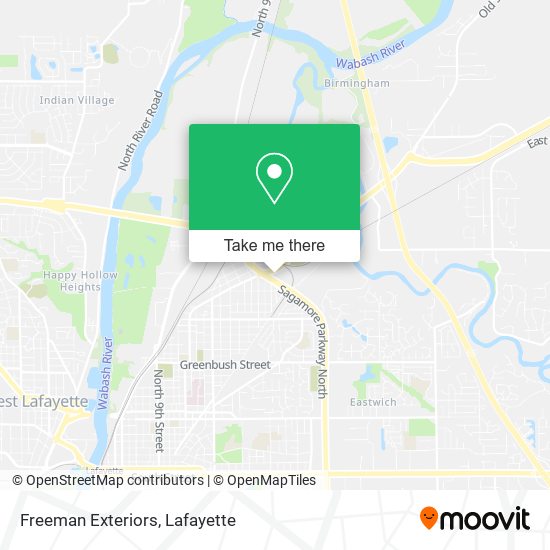 Freeman Exteriors map