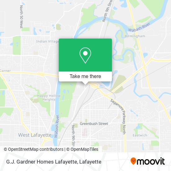 G.J. Gardner Homes Lafayette map