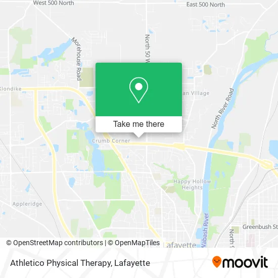 Athletico Physical Therapy map