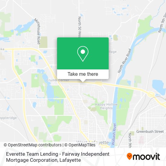 Mapa de Everette Team Lending - Fairway Independent Mortgage Corporation