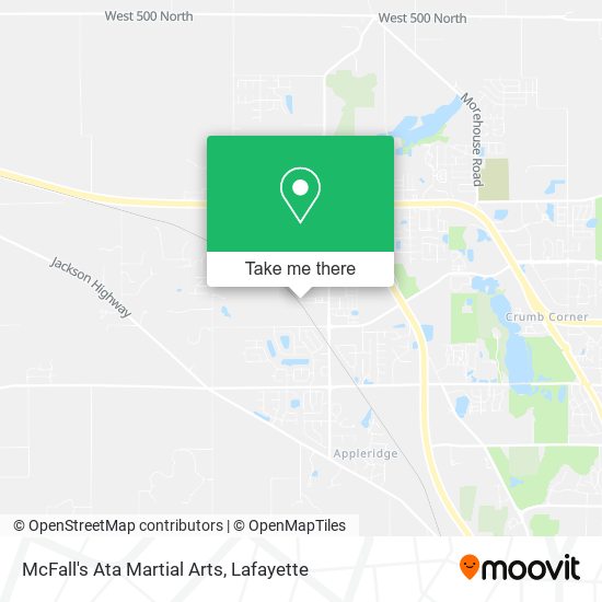 McFall's Ata Martial Arts map