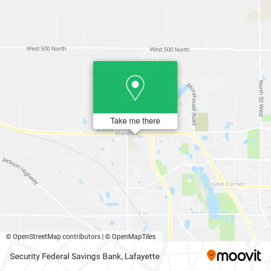 Mapa de Security Federal Savings Bank