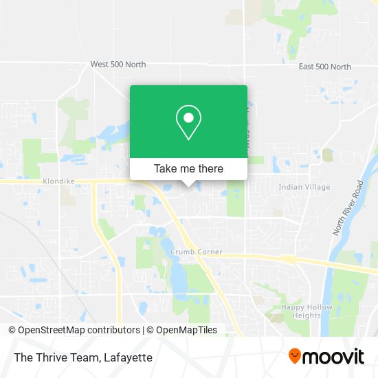 The Thrive Team map