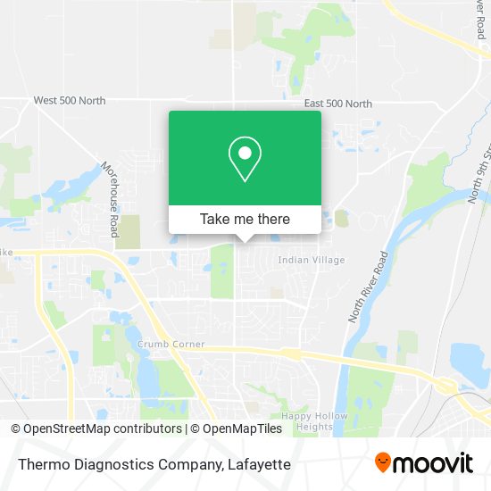 Mapa de Thermo Diagnostics Company