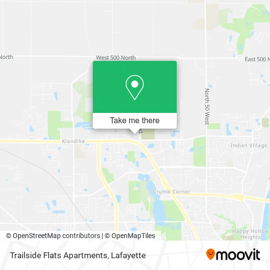 Trailside Flats Apartments map