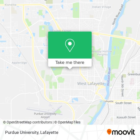 Purdue University map