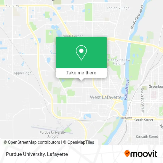 Purdue University map