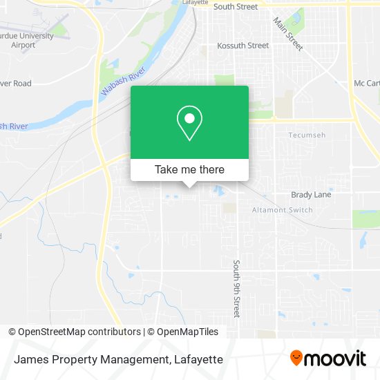 Mapa de James Property Management
