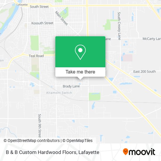 B & B Custom Hardwood Floors map