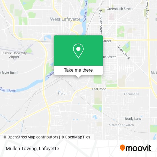 Mapa de Mullen Towing
