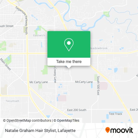 Natalie Graham Hair Stylist map