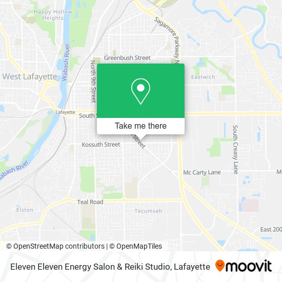 Mapa de Eleven Eleven Energy Salon & Reiki Studio