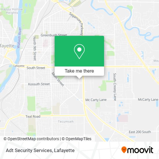 Adt Security Services map