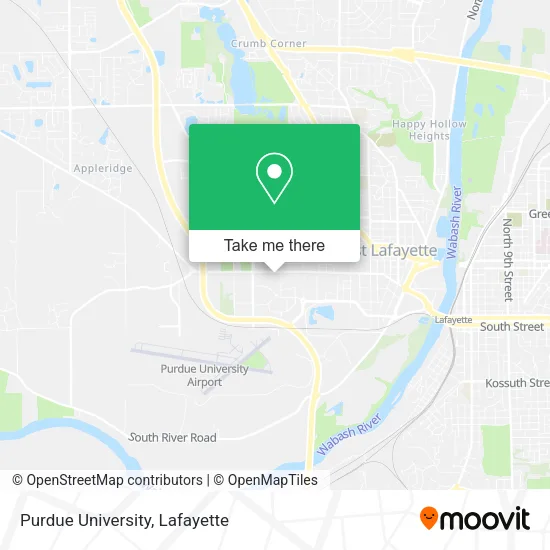 Purdue University map