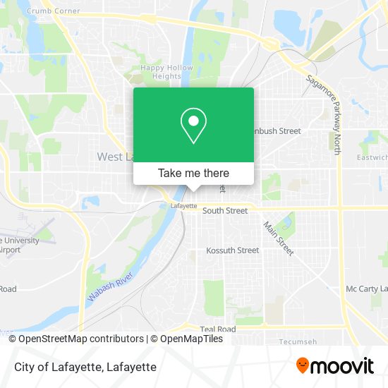 Mapa de City of Lafayette