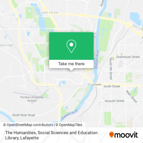 Mapa de The Humanities, Social Sciences and Education Library