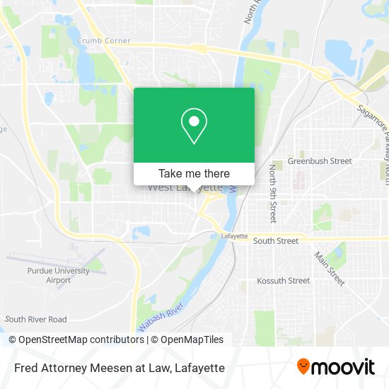 Fred Attorney Meesen at Law map