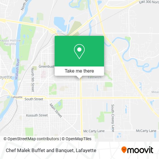 Chef Malek Buffet and Banquet map