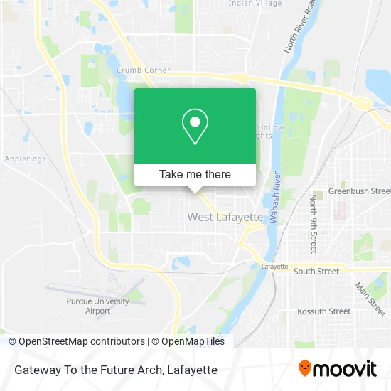 Gateway To the Future Arch map