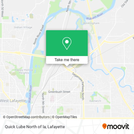 Quick Lube North of la map