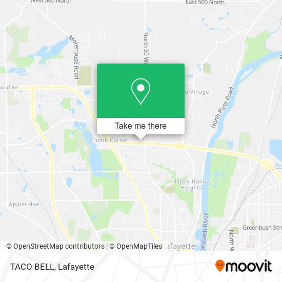 TACO BELL map