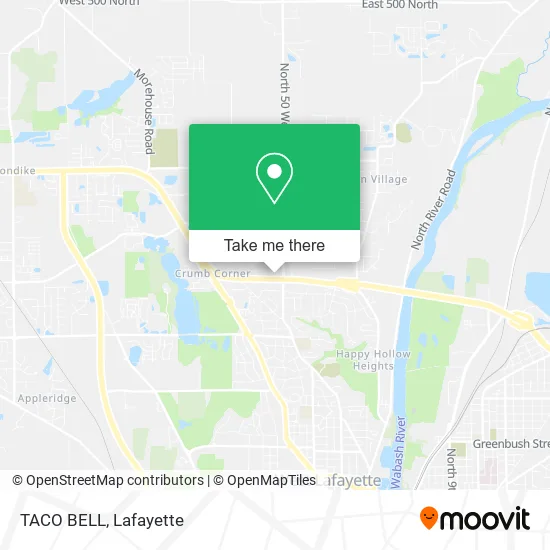 TACO BELL map