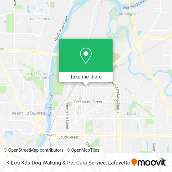 K-Lo's K9s Dog Walking & Pet Care Service map
