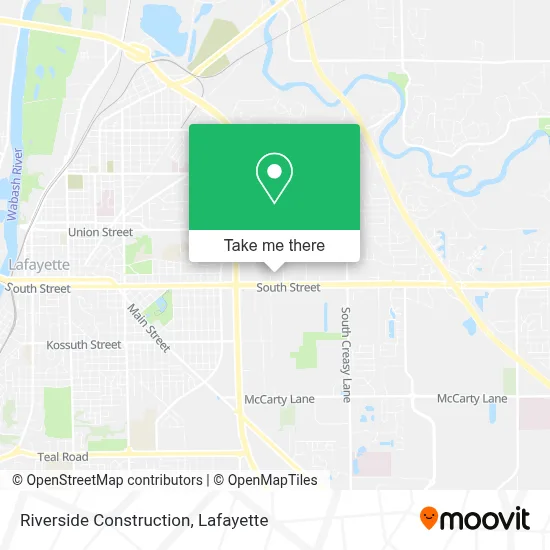 Riverside Construction map
