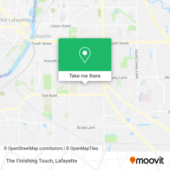 The Finishing Touch map