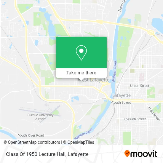 Class Of 1950 Lecture Hall map