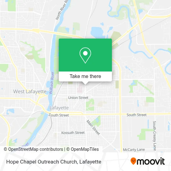 Hope Chapel Outreach Church map