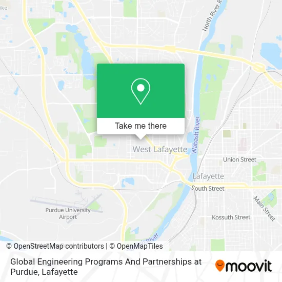 Global Engineering Programs And Partnerships at Purdue map